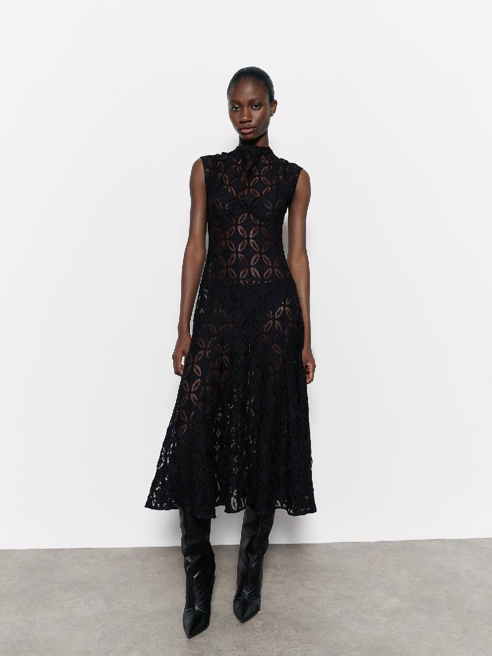 eudon choi Freya Dress Black