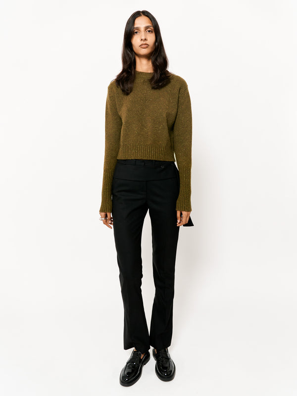 Eudon Choi Goodall Cashmere Knit Top Lichen