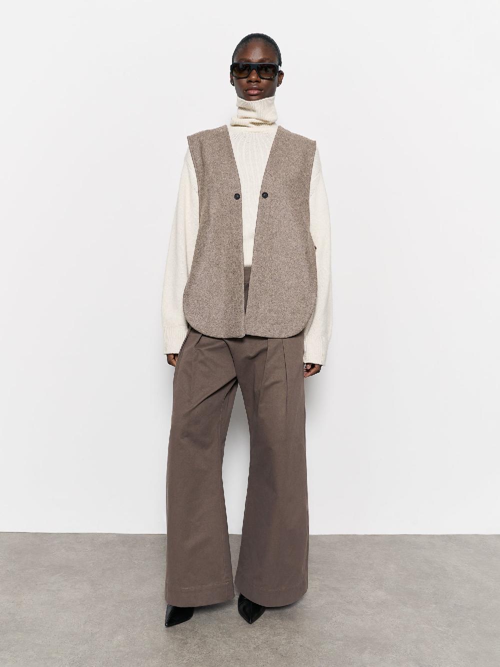 eudon choi Leia Trousers Brown