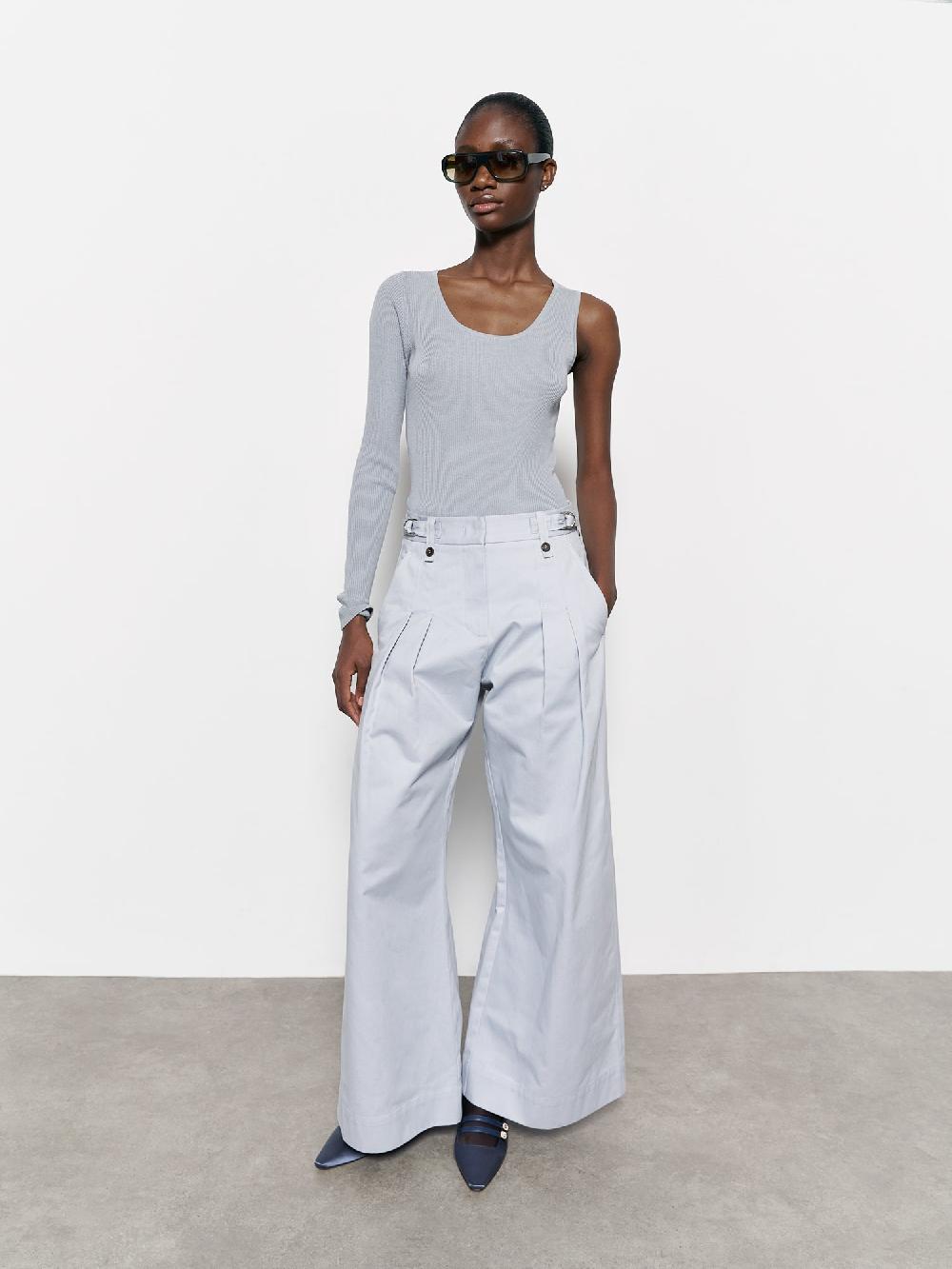eudon choi Leia Trousers Lilac Grey