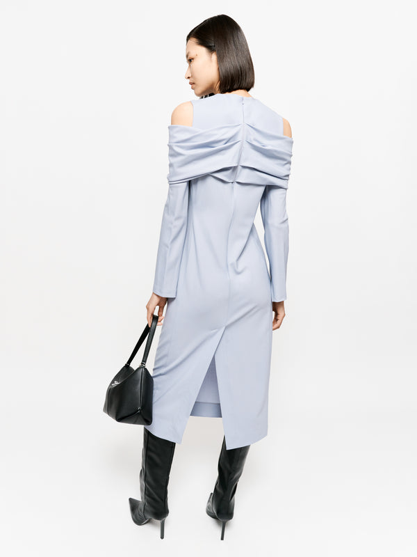 Eudon Choi Mila Dress Dove Blue