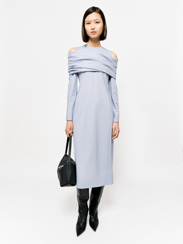eudon choi Mila Dress Dove Blue