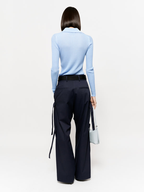 Eudon Choi Yva Trousers Dark Indigo