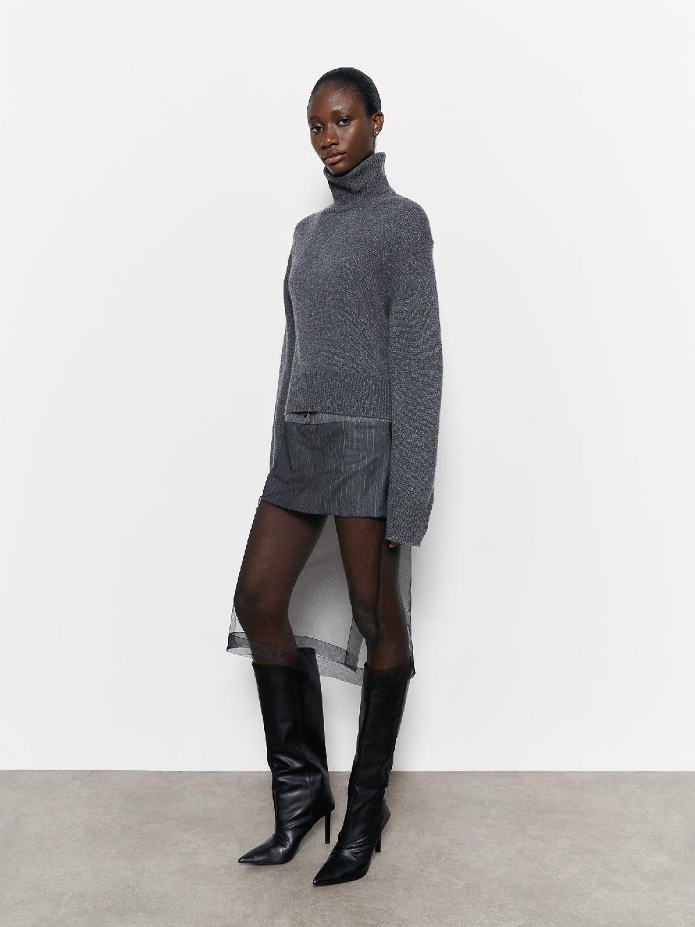 Eudon Choi Zofia Jumper Charcoal