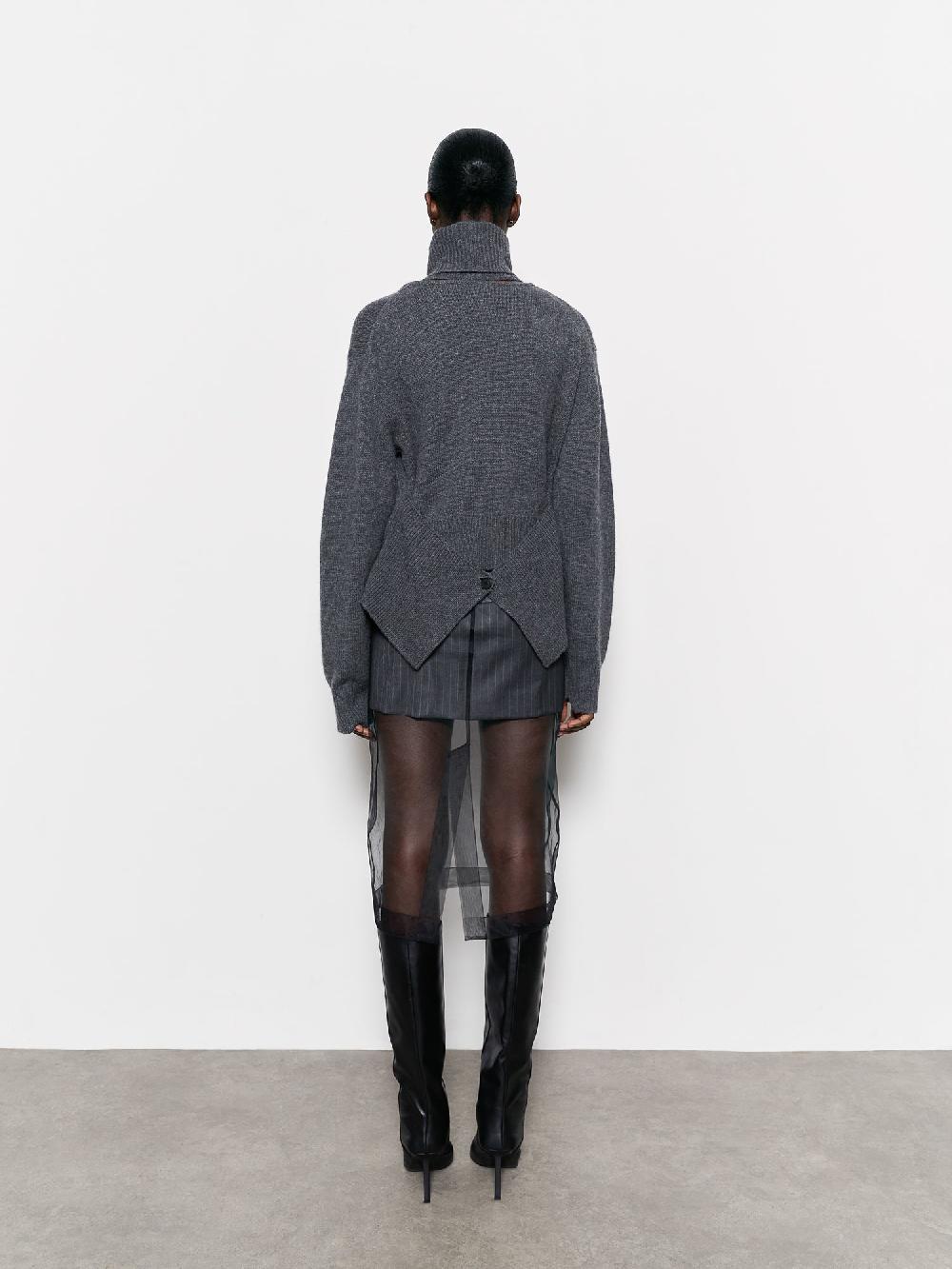 Eudon Choi Zofia Jumper Charcoal