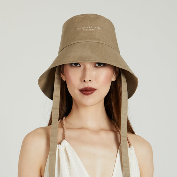 Eugenia Kim Ally Linen Packable Bucket Hat