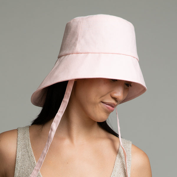 Eugenia Kim Ally Linen Packable Bucket Hat