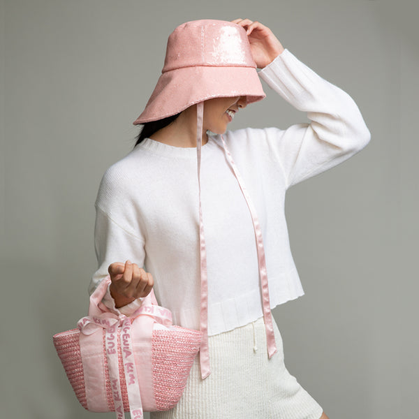 Eugenia Kim Ally Sequin Packable Bucket Hat