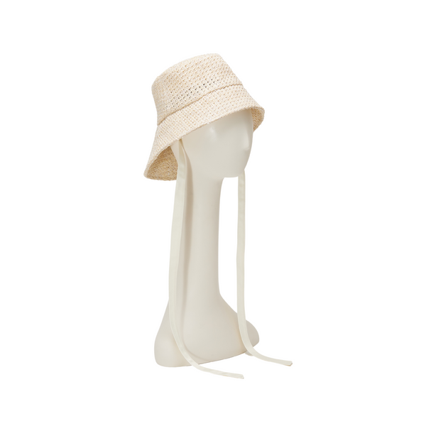 Eugenia Kim Ally Straw Packable Bucket Hat