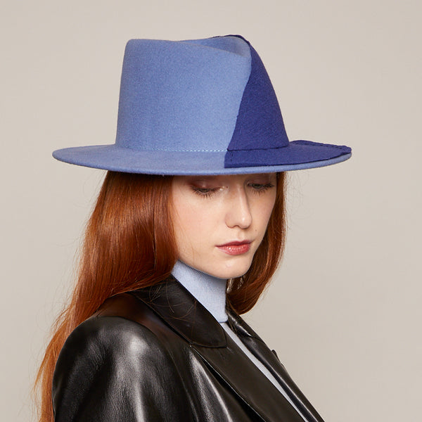 Eugenia Kim Blaine Colorblock Wool Felt Fedora