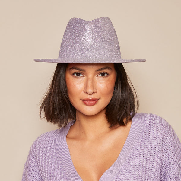 Eugenia Kim Blaine Glitter Wool Felt Fedora