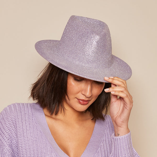 Eugenia Kim Blaine Glitter Wool Felt Fedora