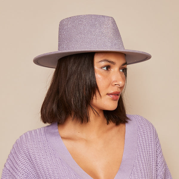 Eugenia Kim Blaine Glitter Wool Felt Fedora