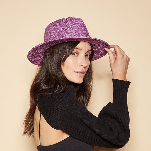Eugenia Kim Blaine Metallic Braid Fedora