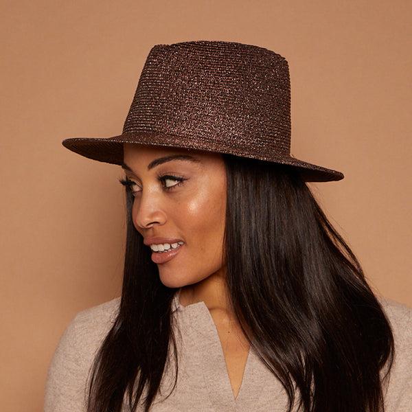 Eugenia Kim Blaine Metallic Braid Fedora