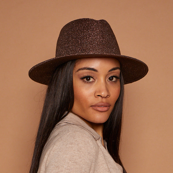 Eugenia Kim Blaine Metallic Braid Fedora