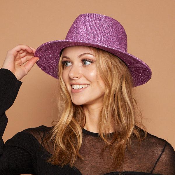 Eugenia Kim Blaine Metallic Braid Fedora