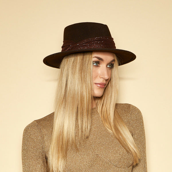 Eugenia Kim Blaine Sparkle Wool Felt Fedora
