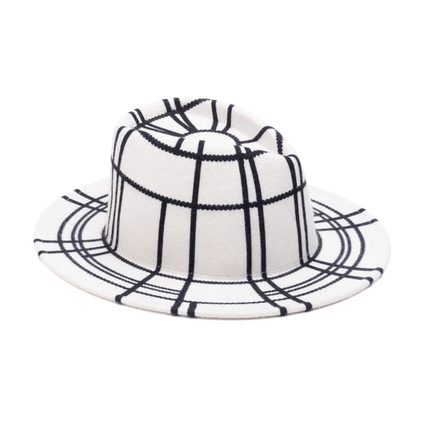 eugenia kim Blaine Windowpane Wool Felt Fedora