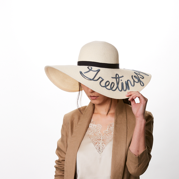 Eugenia Kim Bunny 'Greetings From' Toyo Sunhat