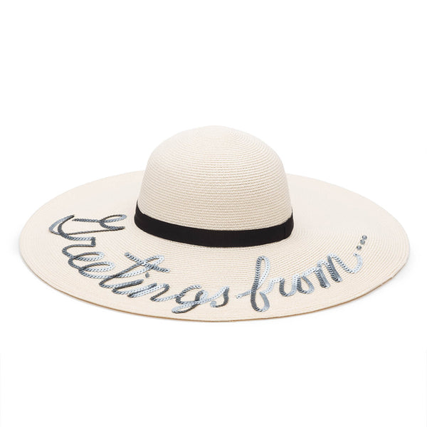 eugenia kim Bunny 'Greetings From' Toyo Sunhat