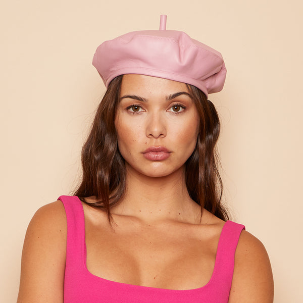 Eugenia Kim Carter Leather Beret