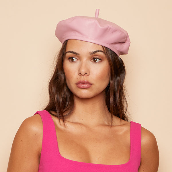 Eugenia Kim Carter Leather Beret