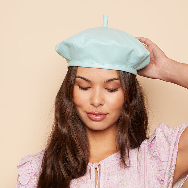 Eugenia Kim Carter Leather Beret