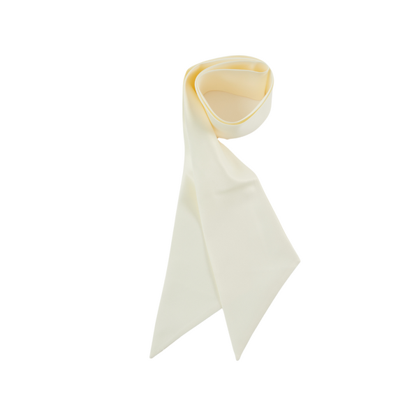 eugenia kim Cassidy Scarf in Ivory Satin
