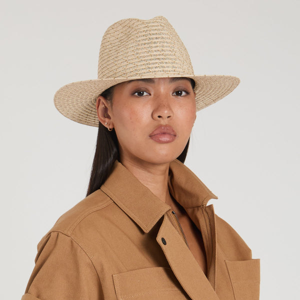 eugenia kim Courtney Vented Hemp Packable Fedora