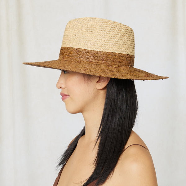 Eugenia Kim Emmanuelle Raffia Packable Fedora