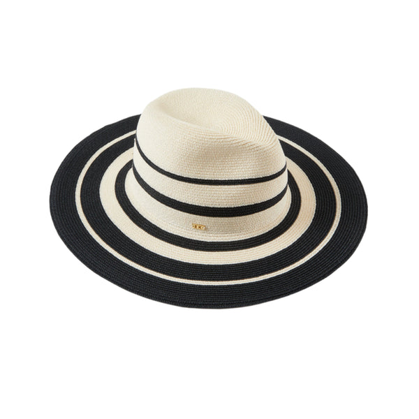 Eugenia Kim Emmanuelle Striped Packable Fedora