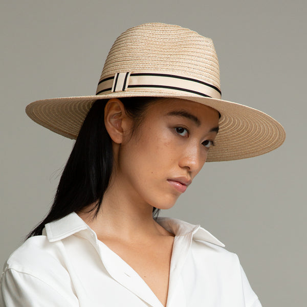 eugenia kim Emmanuelle Vented Hemp Packable Fedora