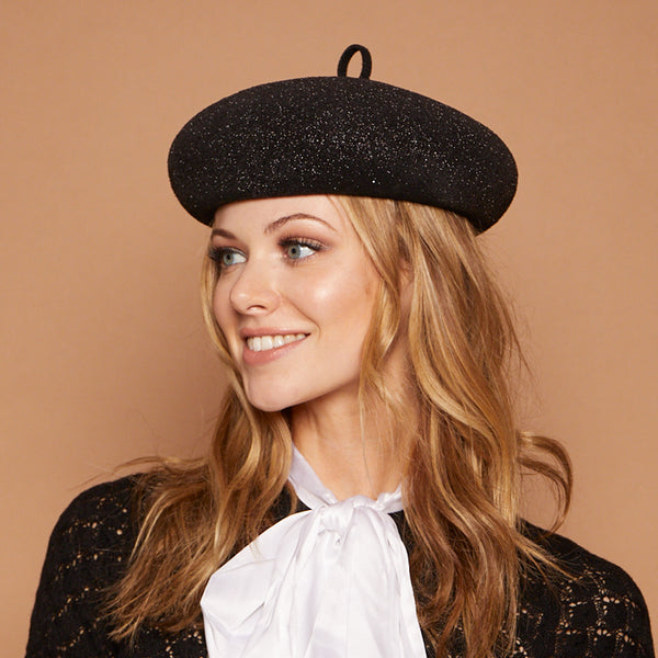 Eugenia Kim Faye In Black Glitter