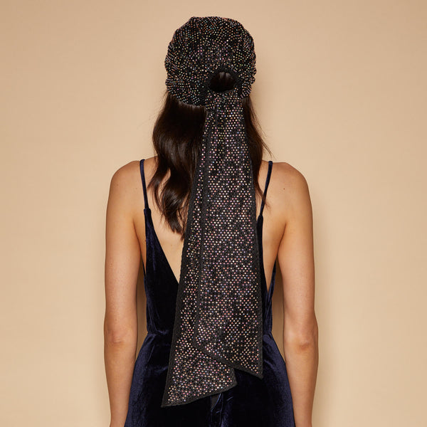 Eugenia Kim Gigi Crystal Mesh Headscarf