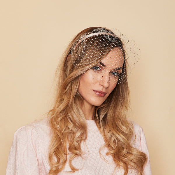 Eugenia Kim Halsey Satin Birdcage Veil