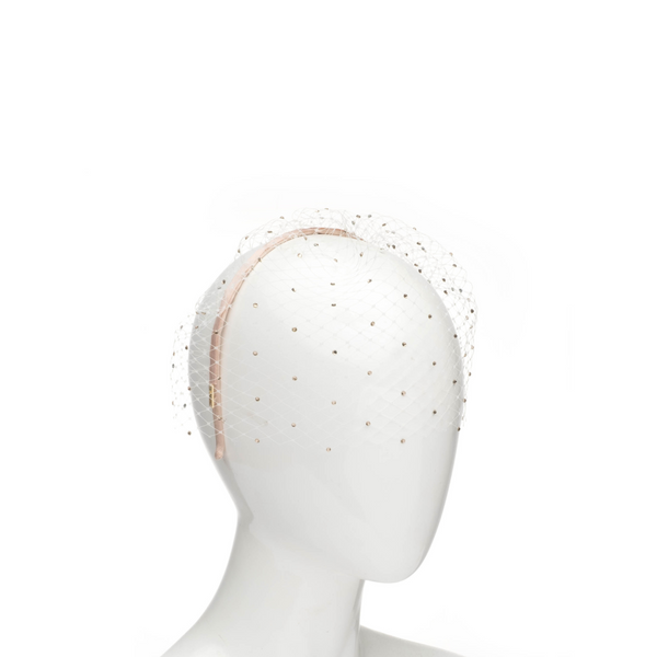 eugenia kim Halsey Satin Birdcage Veil