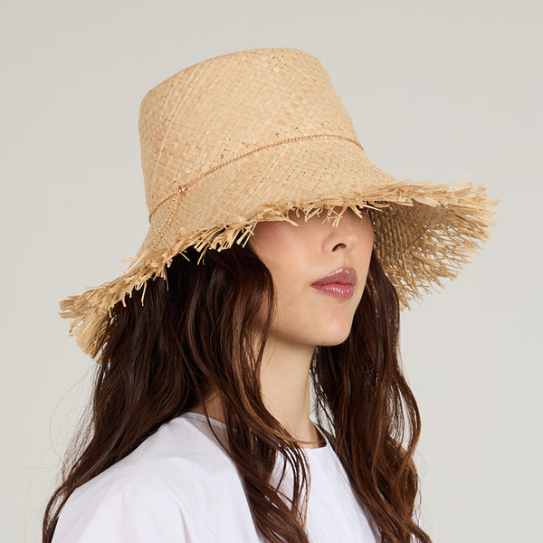 Eugenia Kim Jonah Fine Raffia Bucket Hat
