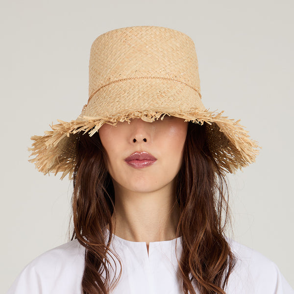 eugenia kim Jonah Fine Raffia Bucket Hat