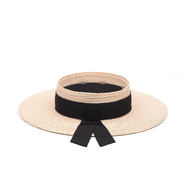 Eugenia Kim Lettie Textured Hemp Visor