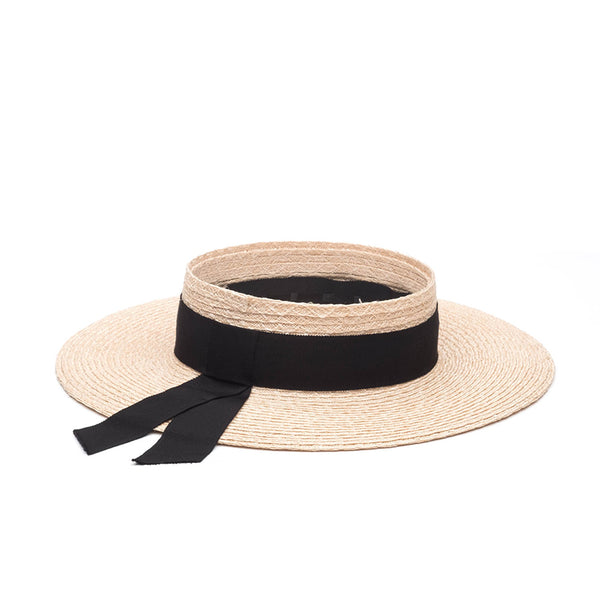 eugenia kim Lettie Textured Hemp Visor
