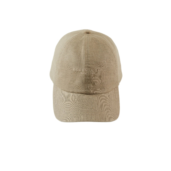 Eugenia Kim Lo Linen Baseball Cap