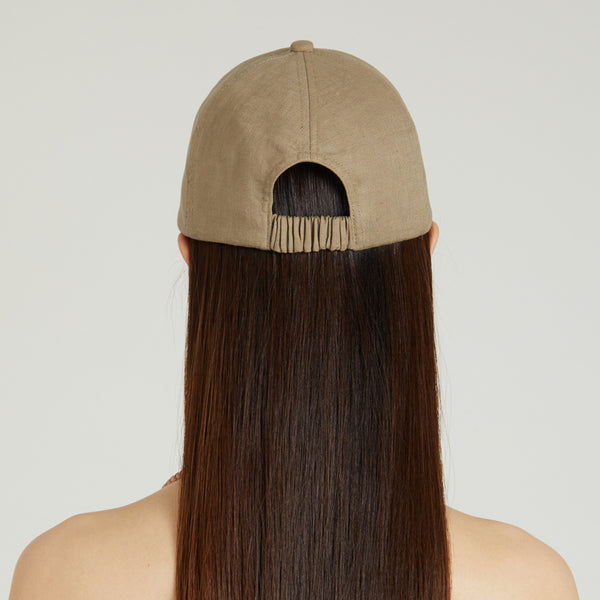 Eugenia Kim Lo Linen Baseball Cap