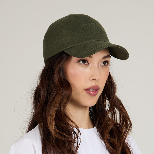 Eugenia Kim Lo Linen Baseball Cap