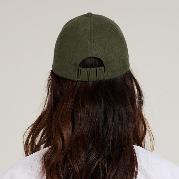 Eugenia Kim Lo Linen Baseball Cap