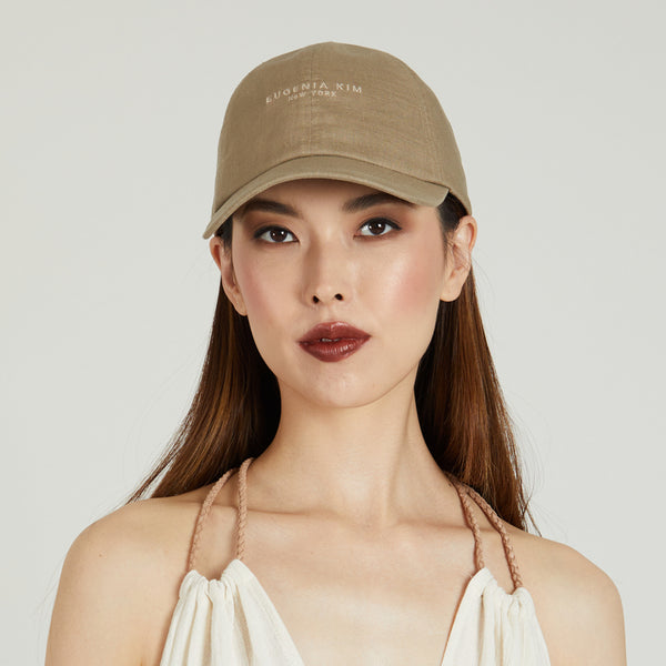 eugenia kim Lo Linen Baseball Cap