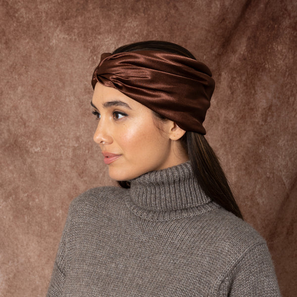 Eugenia Kim Malia Satin Turban