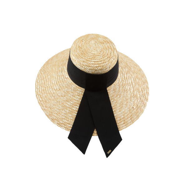 Eugenia Kim Mirabel Grosgrain Wide-Brim Sunhat