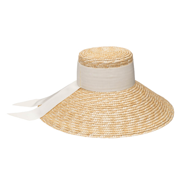 Eugenia Kim Mirabel Grosgrain Wide-Brim Sunhat