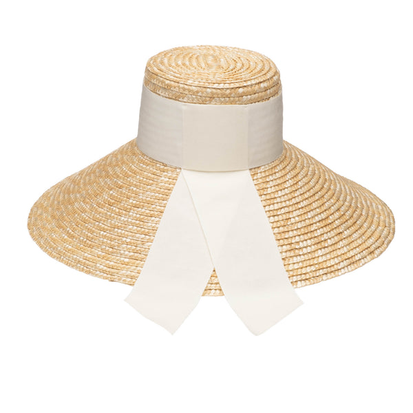 eugenia kim Mirabel Grosgrain Wide-Brim Sunhat